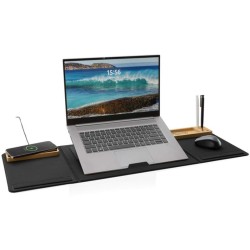 Skládací organizér s Qi nabíječkou 10W Impact z RPET AWARE