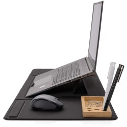 Skládací organizér s Qi nabíječkou 10W Impact z RPET AWARE