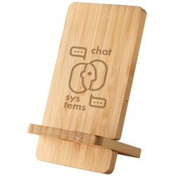 LANGE. Bezdrátová nabíječka v bambusu