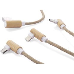 USB kabel 3 v 1 FLAX