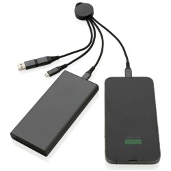 Nabíjecí kabel 6 v 1 Terra 12cm z RCS recykl. hliníku a TPE