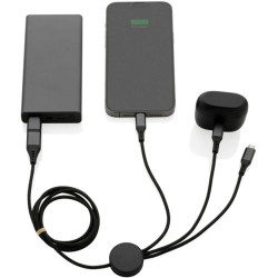 Nabíjecí kabel 6 v 1 Terra 120cm z RCS recykl. hliníku a TPE