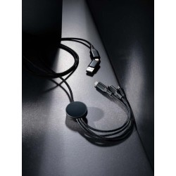 Nabíjecí kabel 6 v 1 Terra 120cm z RCS recykl. hliníku a TPE