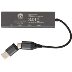 USB rozbočovač Terra z RCS recykl. hliníku