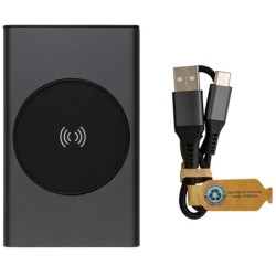 Powerbanka Terra 5 000mAh s 5W Qi z RCS rec. hliníku a ABS