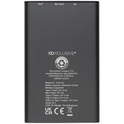Powerbanka Terra 5 000mAh s 5W Qi z RCS rec. hliníku a ABS