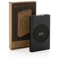 Powerbanka Terra 5 000mAh s 5W Qi z RCS rec. hliníku a ABS