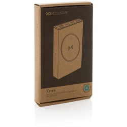Powerbanka Terra 5 000mAh s 5W Qi z RCS rec. hliníku a ABS