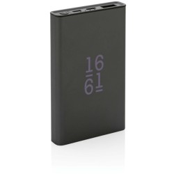 Powerbanka Terra 5 000mAh z RCS rec. hliníku a ABS