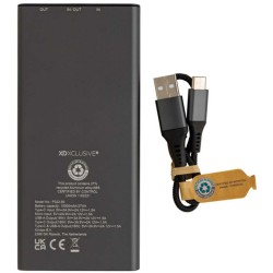 Powerbanka Terra 10 000mAh 18W z RCS rec. hliníku a ABS