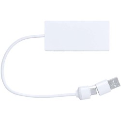 Průhledný usb hub Hevan