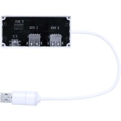 Průhledný usb hub Hevan