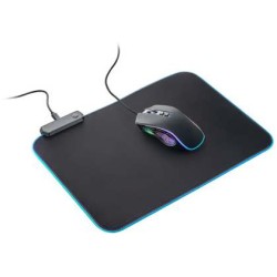 THORNE MOUSEPAD RGB. Podložka pod myš s gumovou základnou