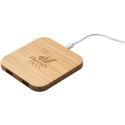 DALTON. Bambusová bezdrátová nabíječka