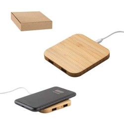 DALTON. Bambusová bezdrátová nabíječka