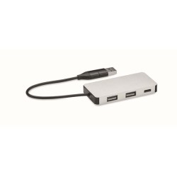 Hub-c USB rozbočovač s 20cm kabelem