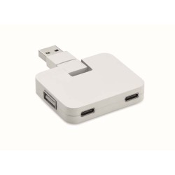Square-c 4portový USB rozbočovač
