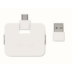 Square-c 4portový USB rozbočovač