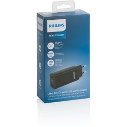 Philips 65W ultra rychlý PD 3-portový USB stěnový nabíječka