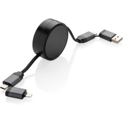 Svinovací nabíjecí kabel 6v1 Terra z RCS recykl. hliníku