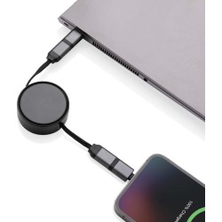 Svinovací nabíjecí kabel 6v1 Terra z RCS recykl. hliníku