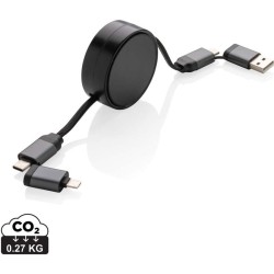 Svinovací nabíjecí kabel 6v1 Terra z RCS recykl. hliníku