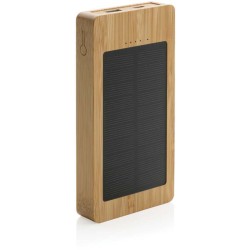 Solární powerbanka Sunwick 10 000 mAh z bambusu