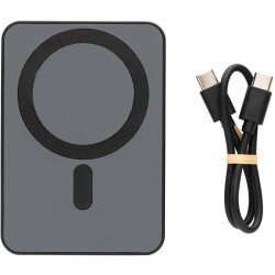 Magnetická powerbanka 5000mAh Magnetix z RCS recykl. plastu