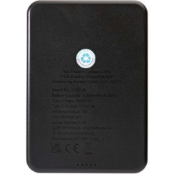 Magnetická powerbanka 5000mAh Magnetix z RCS recykl. plastu