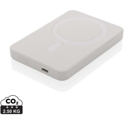 Magnetická powerbanka 5000mAh Magnetix z RCS recykl. plastu