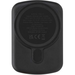 Magnetická powerbanka 5000mAh MagBoost z RCS recykl. plastu