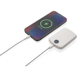 Magnetická powerbanka 5000mAh MagBoost z RCS recykl. plastu