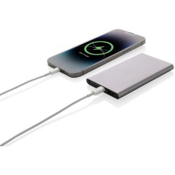 Powerbanka 4000mAh s USB C z RCS recykl. plastu a hliníku