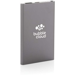 Powerbanka 4000mAh s USB C z RCS recykl. plastu a hliníku