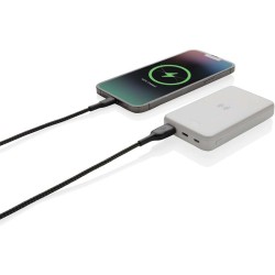 Bezdrátová powerbanka 5000 mAh 5W z RCS recykl. plastu