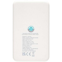 Bezdrátová powerbanka 5000 mAh 5W z RCS recykl. plastu