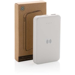 Bezdrátová powerbanka 5000 mAh 5W z RCS recykl. plastu