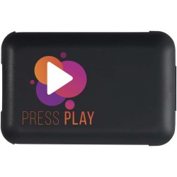 Savvy recyklovaný plastový modulární nabíjecí kabel s držákem na telefon