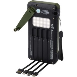 Soldy 10000mAh recyklovaná RCS plastová solární dynamická powerbanka