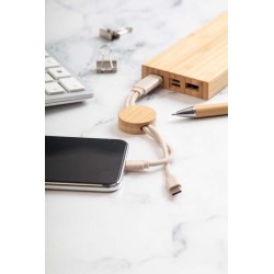 Přívěšek na klíče s usb nabíjecími kabely Mugory