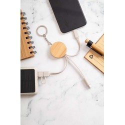 Přívěšek na klíče s usb nabíjecími kabely Mugory