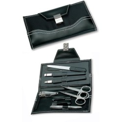 Manikúra v rozkládacím textilním pouzdru