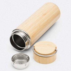 Vakuový cestovní hrnek BAMBOO HOT