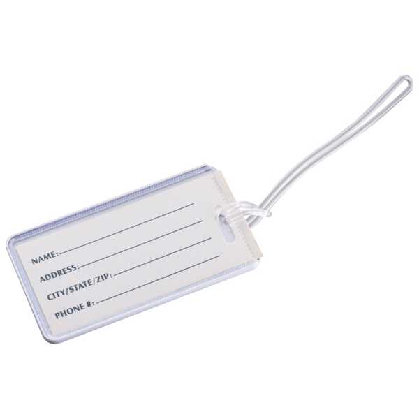 Plastová visačka na zavazadla