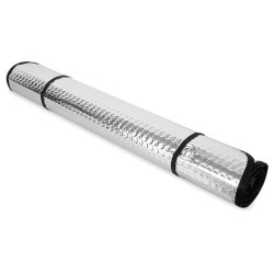 Pevné metalické stínidlo předního skla