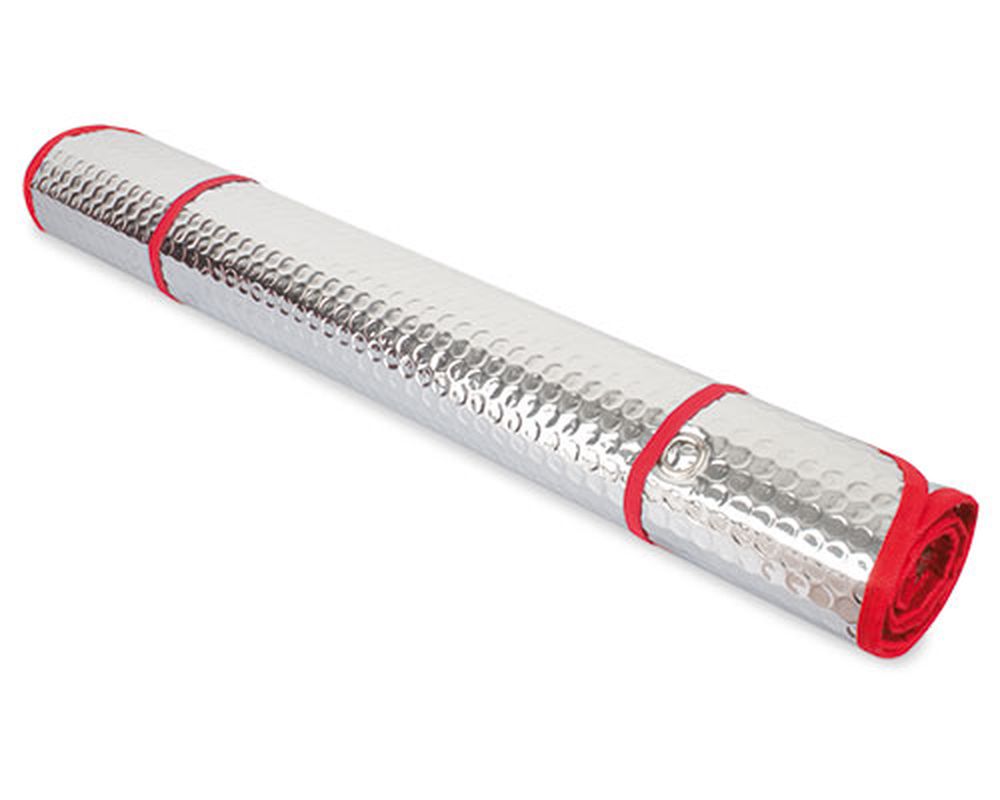 Pevné metalické stínidlo předního skla