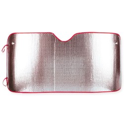 Pevné metalické stínidlo předního skla