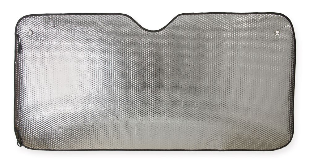 Velké metalické stínidlo předního skla pro auto