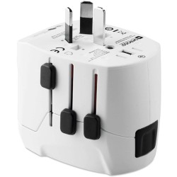 Inovativní 3 kolíková cestovní zásuvka