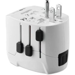 Inovativní 3 kolíková cestovní zásuvka